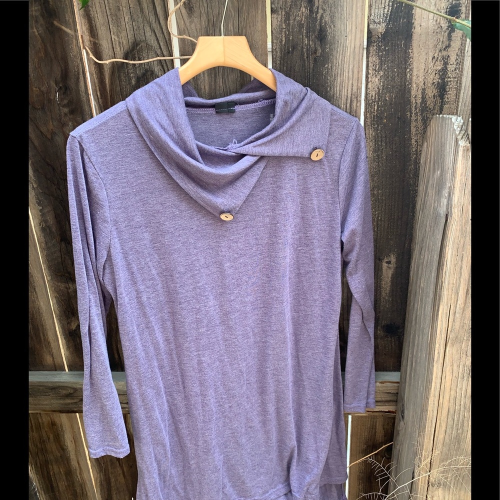 Lavender hi-low Tunic